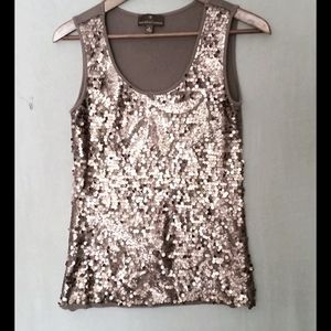 Women Tank Top Ladies sleeveless shiny top 6US